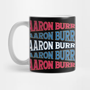 TEXT ART USA AARON BURR Mug